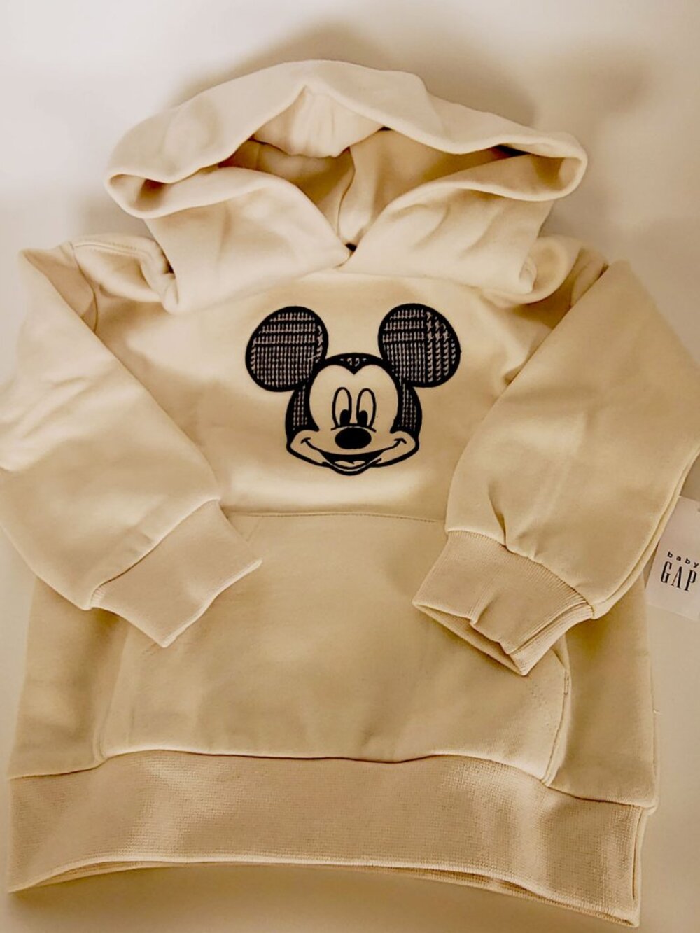NWT Baby Gap x Disney Mickey Mouse Hoodie 2-Piece Set 3Y Cream & Teal